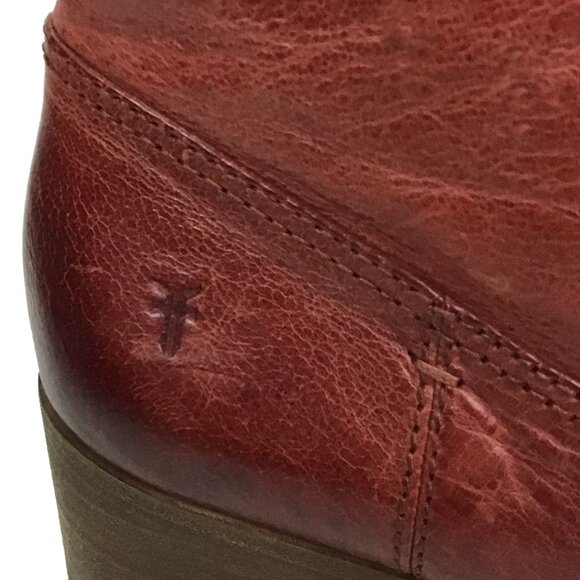 Frye Claire Bootie Short Ankle Leather Boot - Picture 6 of 14